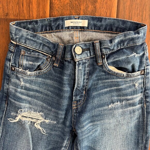 Moussy Jeans sz 24 Vintage cut Howa wash - Picture 7 of 8
